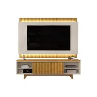 Home P/ Tv Até 75 Pol Loren C/ Nicho 201x58cm Freijo/off White - Dj Móveis - 7
