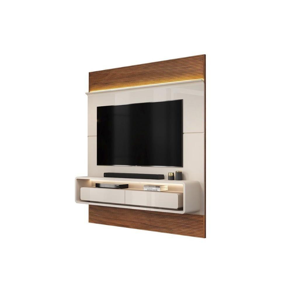 Home P/ Tv Até 70 Pol Taylor 179x207cm Off White/freijó - Dj Móveis - 8