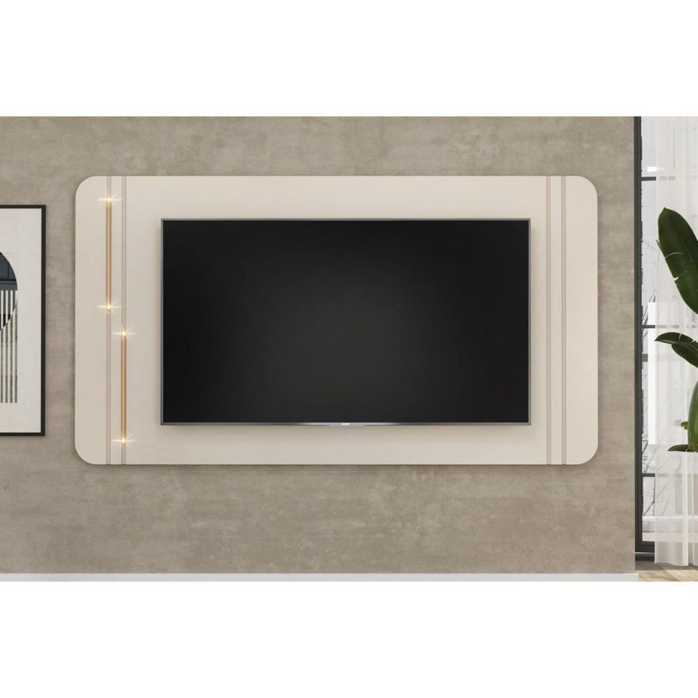 Home P/ Tv Até 75 Pol Ariana 241x132cm Off White - Dj Móveis - 7