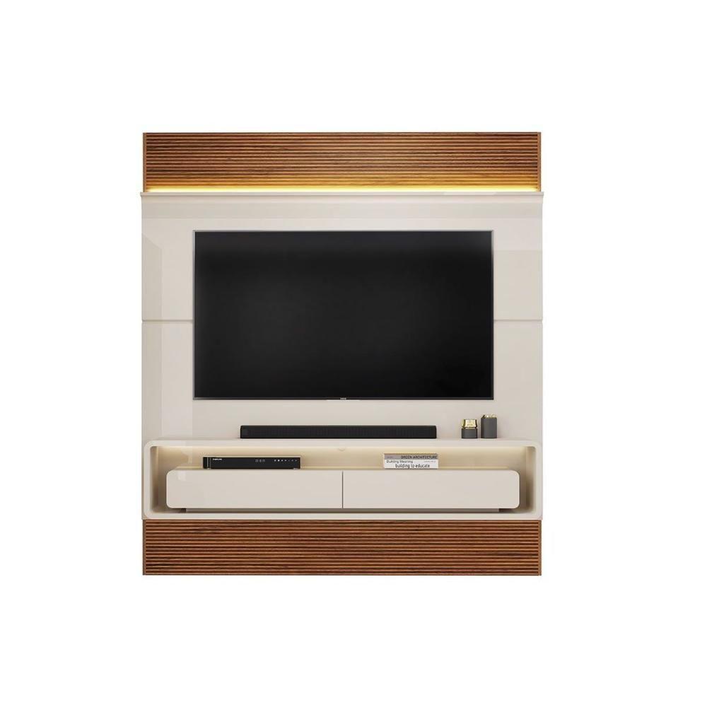 Home P/ Tv Até 70 Pol Taylor 179x207cm Bali/cedro - Dj Móveis - 6