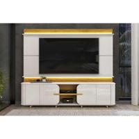 Home P/ Tv Até 75 Pol Lord C/ 4 Porta 240x200cm Bali/cedro - Dj Móveis - 1