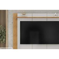 Home P/ Tv Até 75 Pol Helo C/ 4 Portas Off White/freijó - Dj Móveis - 3