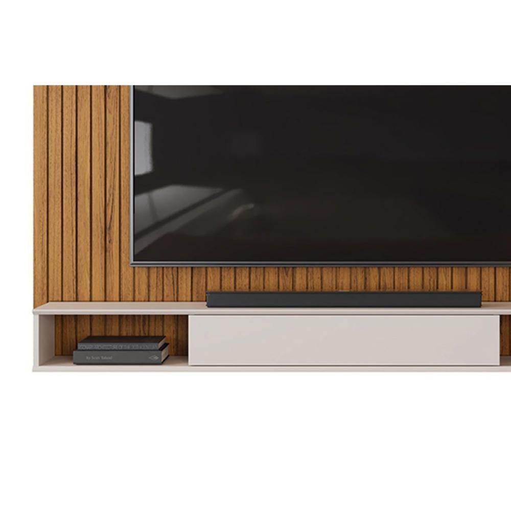 Home P/ Tv Até 70 Pol Rio 193x136cm Cedro/bali - Dj Móveis - 3
