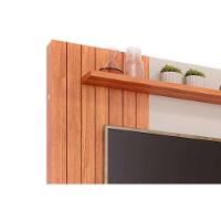 Home P/ Tv Até 70 Pol Caribe 1.8 Ripado C/ 2 Portas E 4 Nichos 180x196cm Cinamomo/off White - Permóbili - 5