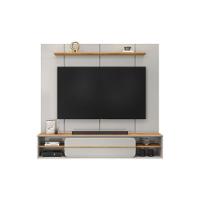 Home P/ Tv Até 70 Pol Alana 169x180cm Off White/freijó - Dj Móveis - 10