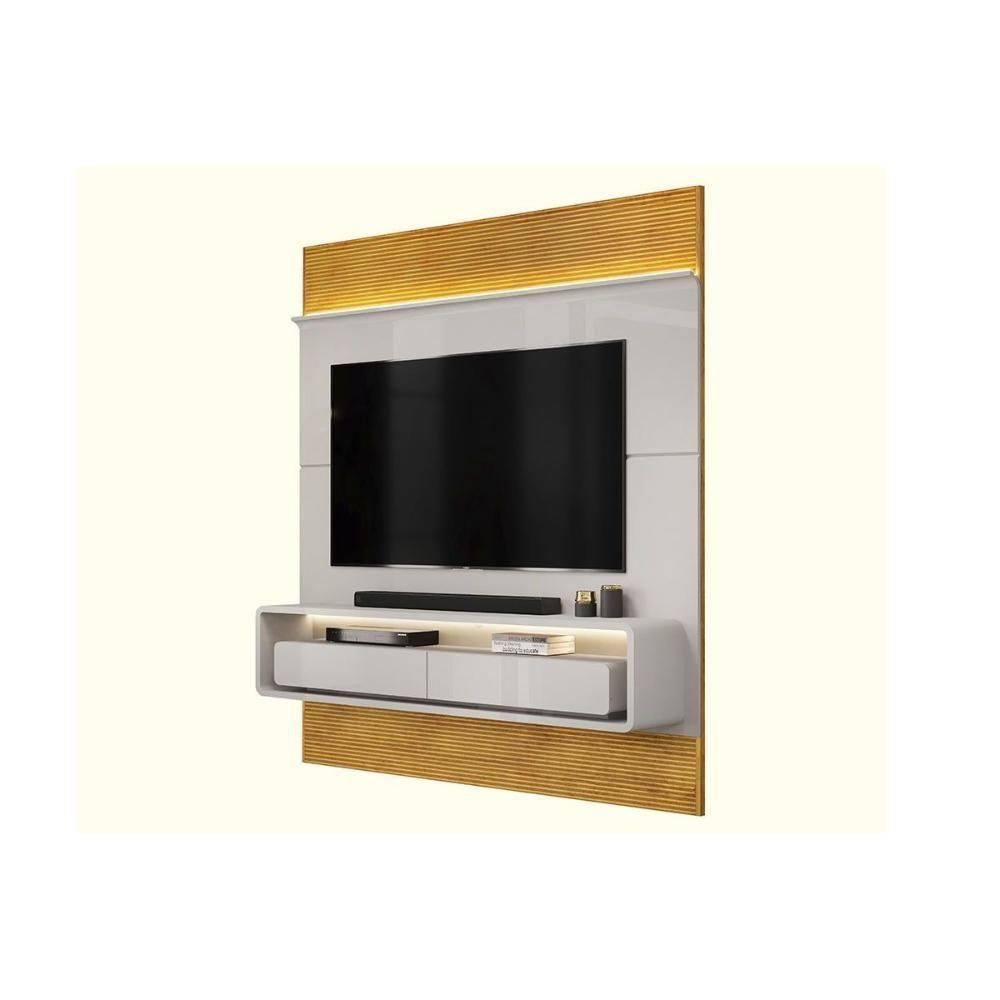 Painel Home P/ Tv Até 70 Pol Taylor 179x207cm Bali/cedro - Dj Móveis - 7