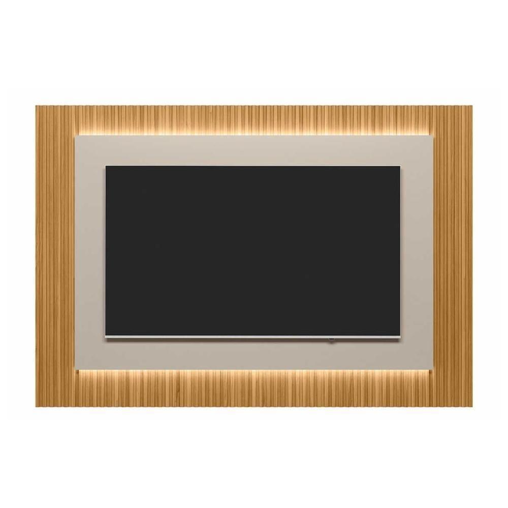 Painel Home P/ Tv Até 70 Pol São Paulo 220x148cm Tauari/gris Fosco - Linea Brasil - 1