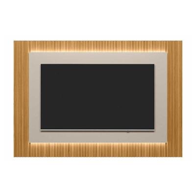 Painel Home P/ Tv Até 70 Pol São Paulo 220x148cm Tauari/gris Fosco - Linea Brasil