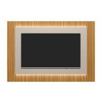 Painel Home P/ Tv Até 70 Pol São Paulo 220x148cm Tauari/gris Fosco - Linea Brasil - 1