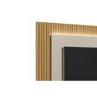 Painel Home P/ Tv Até 70 Pol São Paulo 220x148cm Tauari/gris Fosco - Linea Brasil - 3