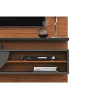 Painel Home P/ Tv Até 60 Polegadas Ravi C/ Prateleiras E Nicho 180x152cm Cedro/bali - Dj Móveis