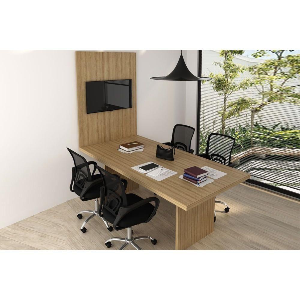 Painel Home P/ Tv Até 37 Pol Pa2916 136x100cm Preto - Tecno Mobili - 4