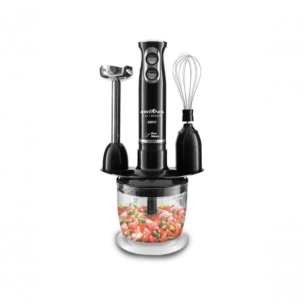 Mixer Britania Bmx400p 3 Em 1 400w 220v Preto - 6