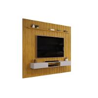 Home P/ Tv Trento 275x240cm Freijo/off White - Dj Móveis