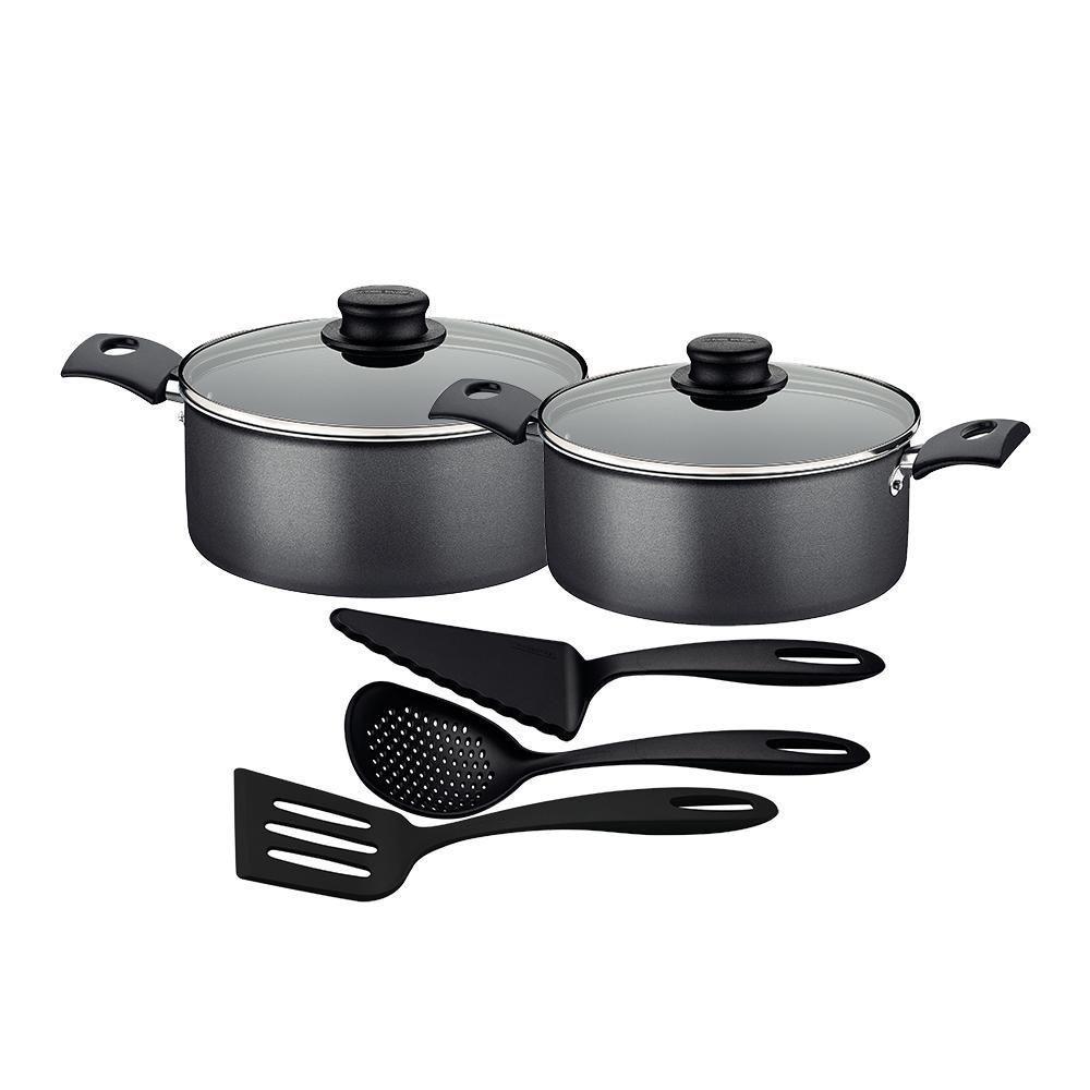 Jogo De Caçarolas Turim Alumínio Chumbo Antiaderente E Utensílios Ability - Tramontina - 1