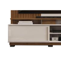 Rack Bancada C/ Painel P/ Tv Até 55 Pol Atenas 1 Porta 184x150cm Freijo/off White - Dj Móveis - 7