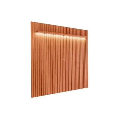 Painel Home P/ Tv Até 84 Pol Maragogi Ripado 2.3 C/ Led E Prateleira 230cm Cinamomo - Permóbili