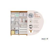 Quarto Infantil Completo Cupcake 4 Peças (guarda Roupa+cômoda+berço+estante) Qi103 Off White/nature - Permóbili Baby - 10