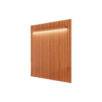 Painel Home P/ Tv Até 65 Pol Maragogi Ripado 1.85 C/ Led E Prateleira 185cm Cinamomo - Permóbili