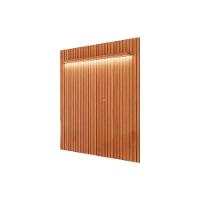 Painel Home P/ Tv Até 65 Pol Maragogi Ripado 1.85 C/ Led E Prateleira 185cm Cinamomo - Permóbili - 1