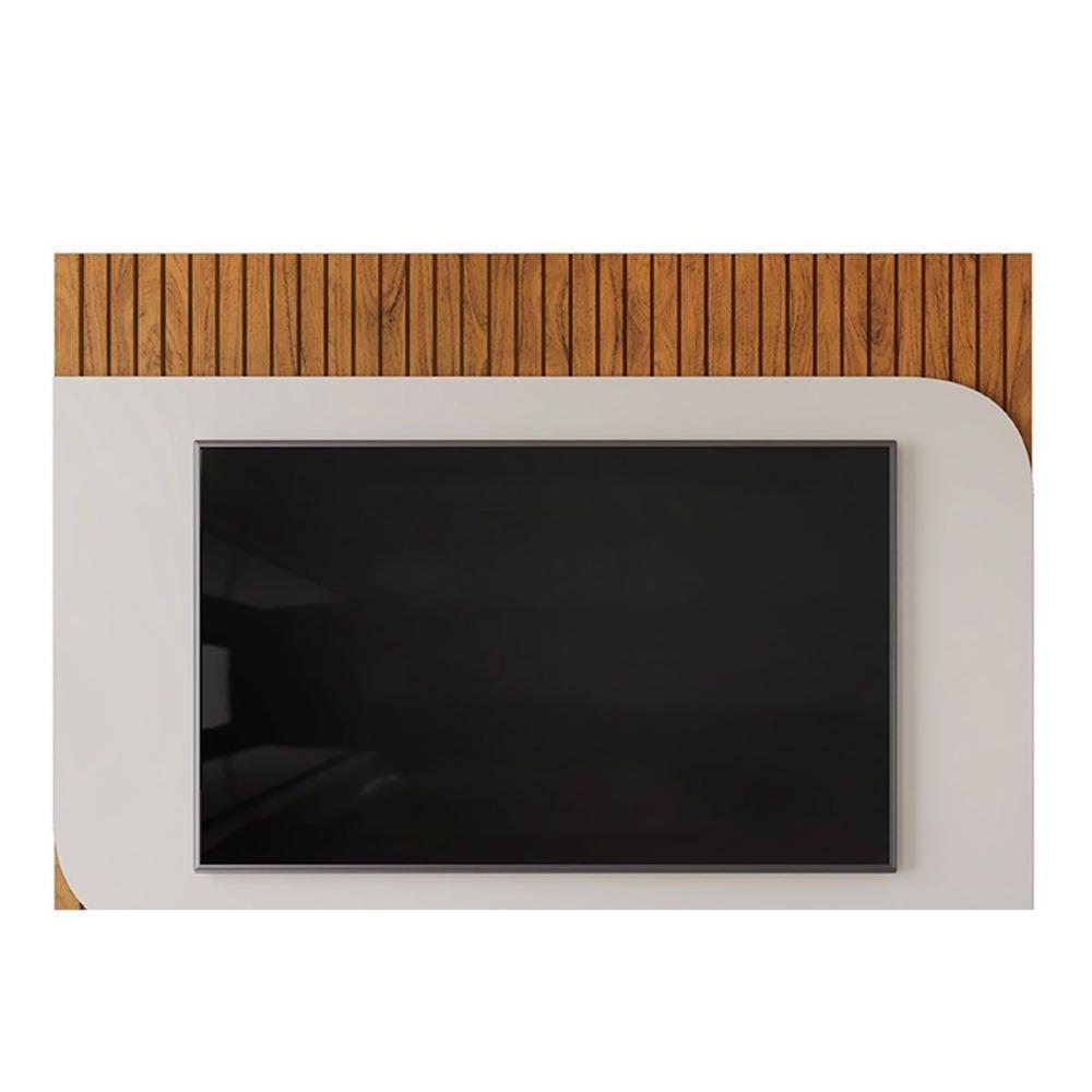 Painel Home P/ Tv Até 65 Pol Tom 150x139cm Cedro/bali - Dj Móveis - 7