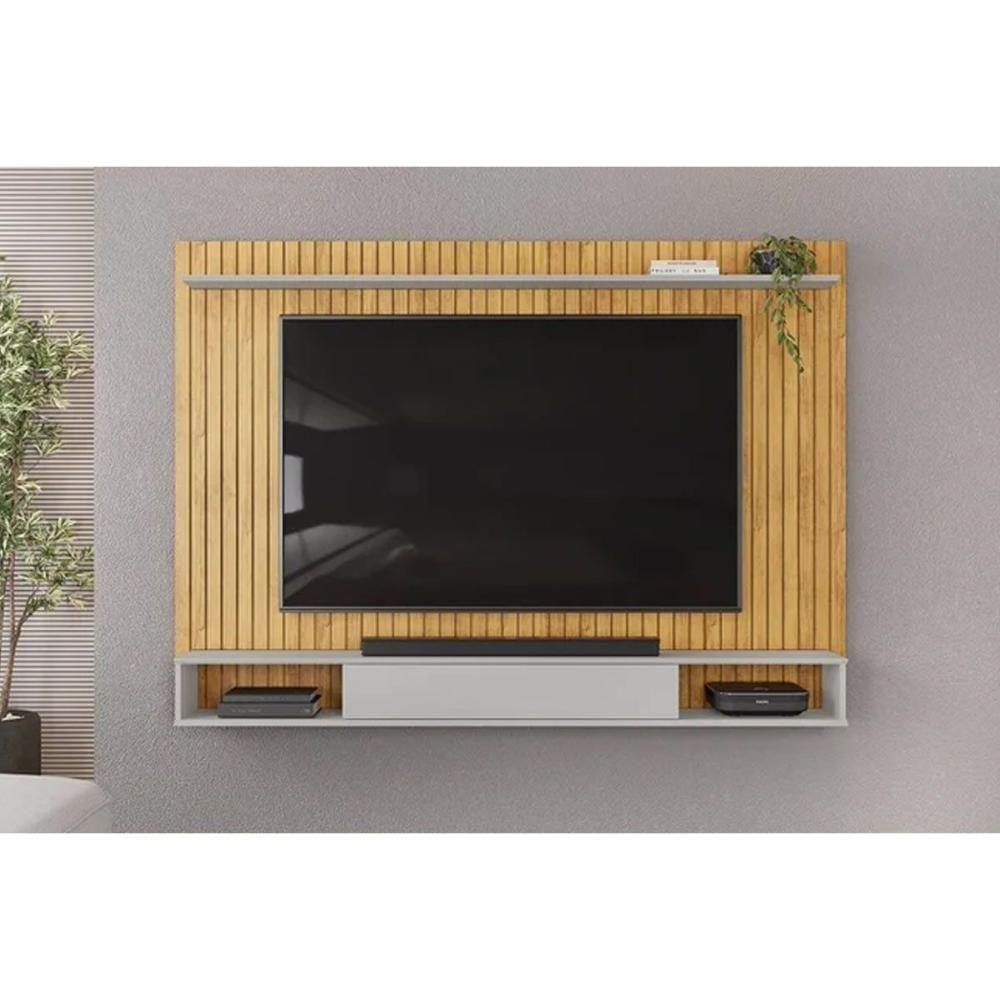 Painel Home P/ Tv Até 70 Pol Rio 193x136cm Cedro/bali - Dj Móveis - 1