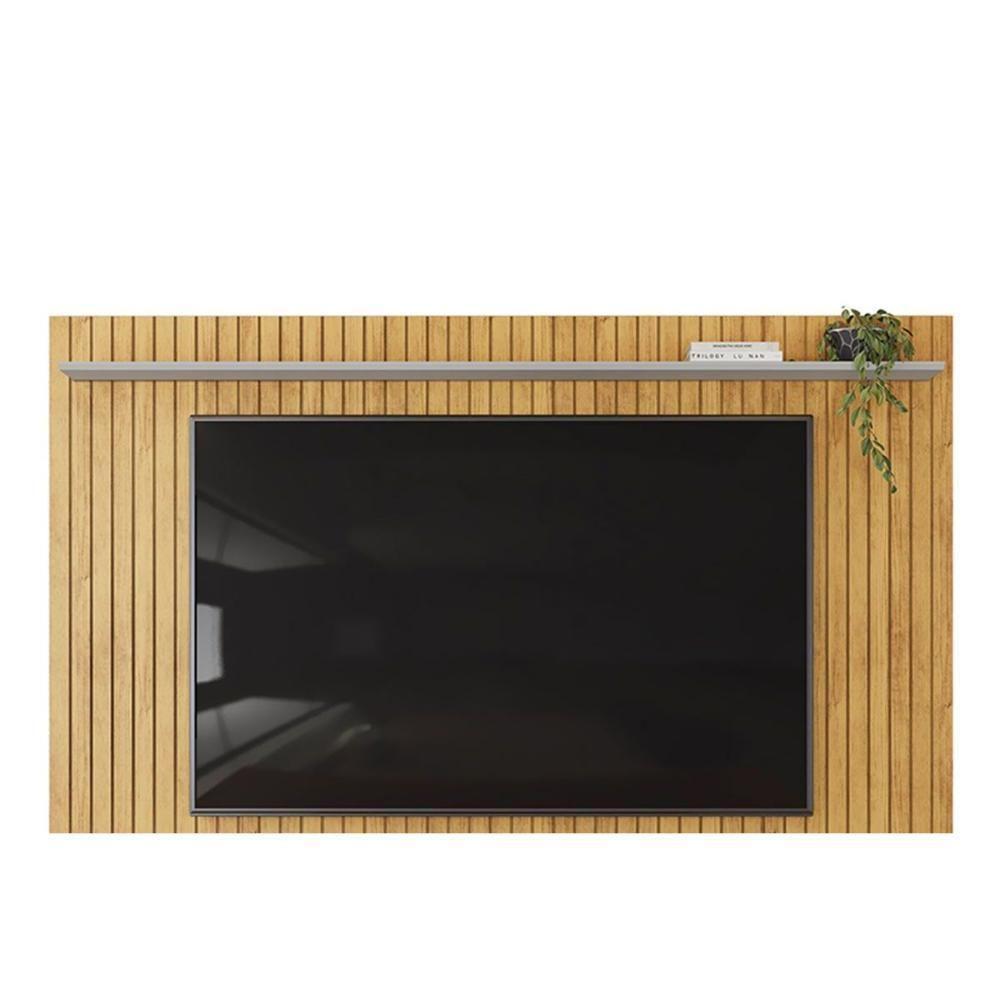 Painel Home P/ Tv Até 70 Pol Rio 193x136cm Cedro/bali - Dj Móveis - 6
