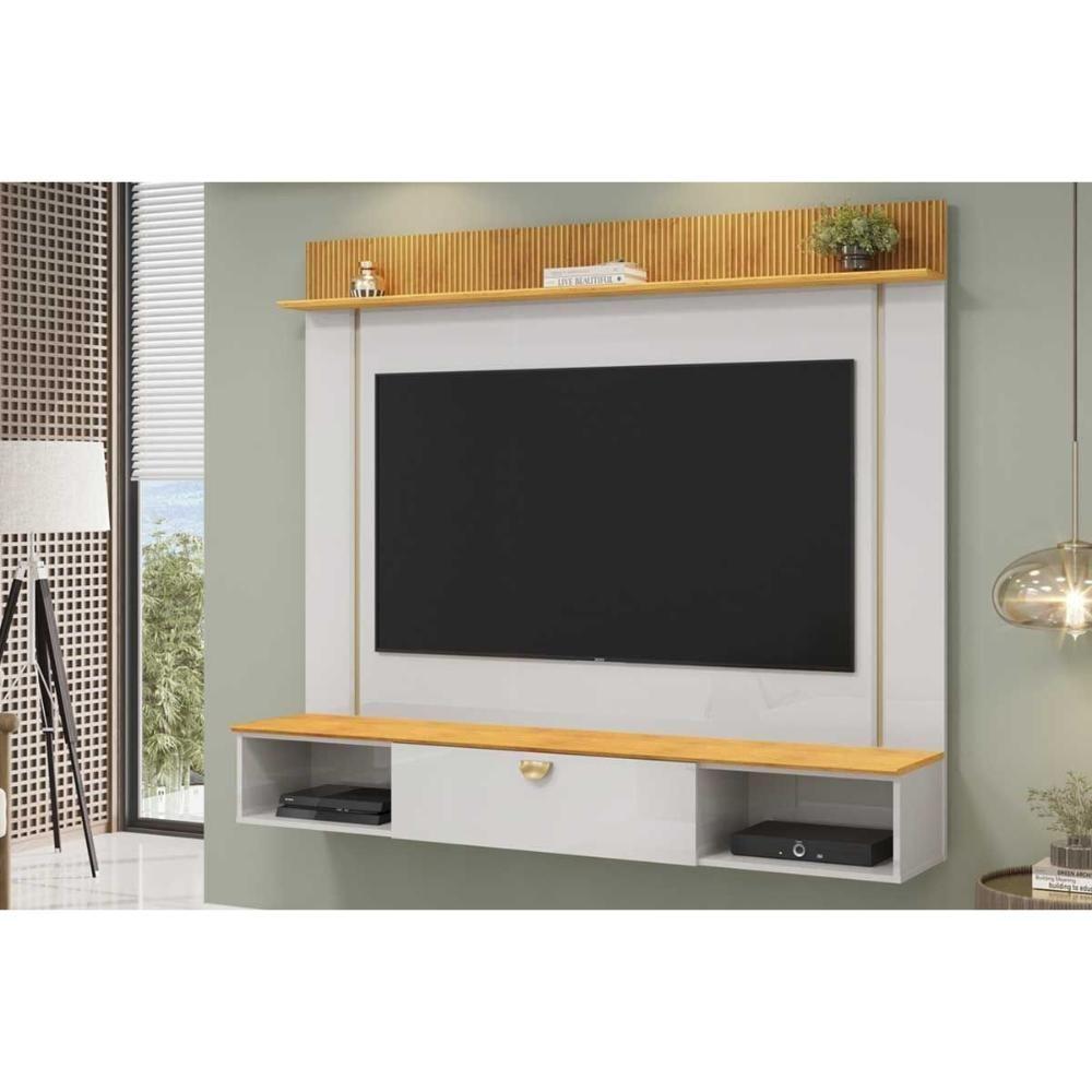 Painel Home P/ Tv Até 70 Pol Iza 176x152cm Bali/cedro - Dj Móveis - 1