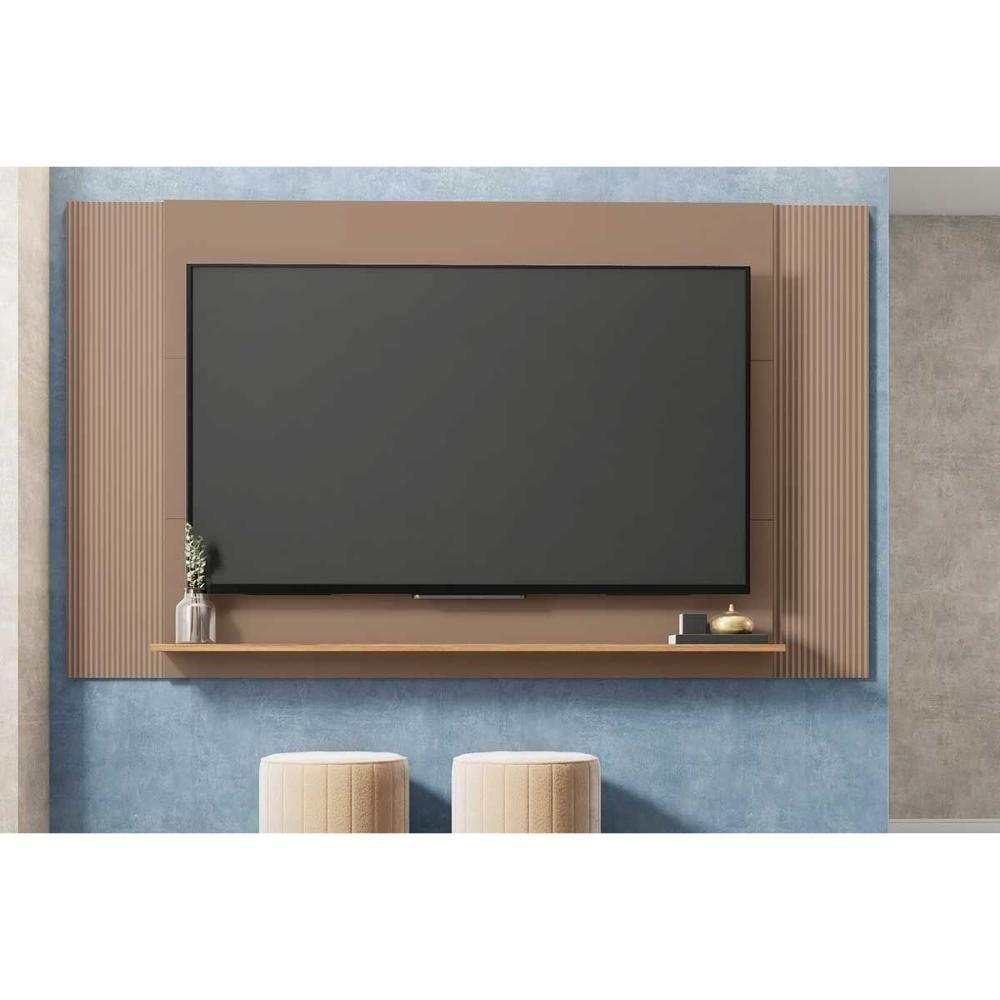 Painel Home P/ Tv Até 65 Pol Modrian Extensível C/ Prateleira 136 à 180cm Off White Mr/freijo - Caemmun - 6