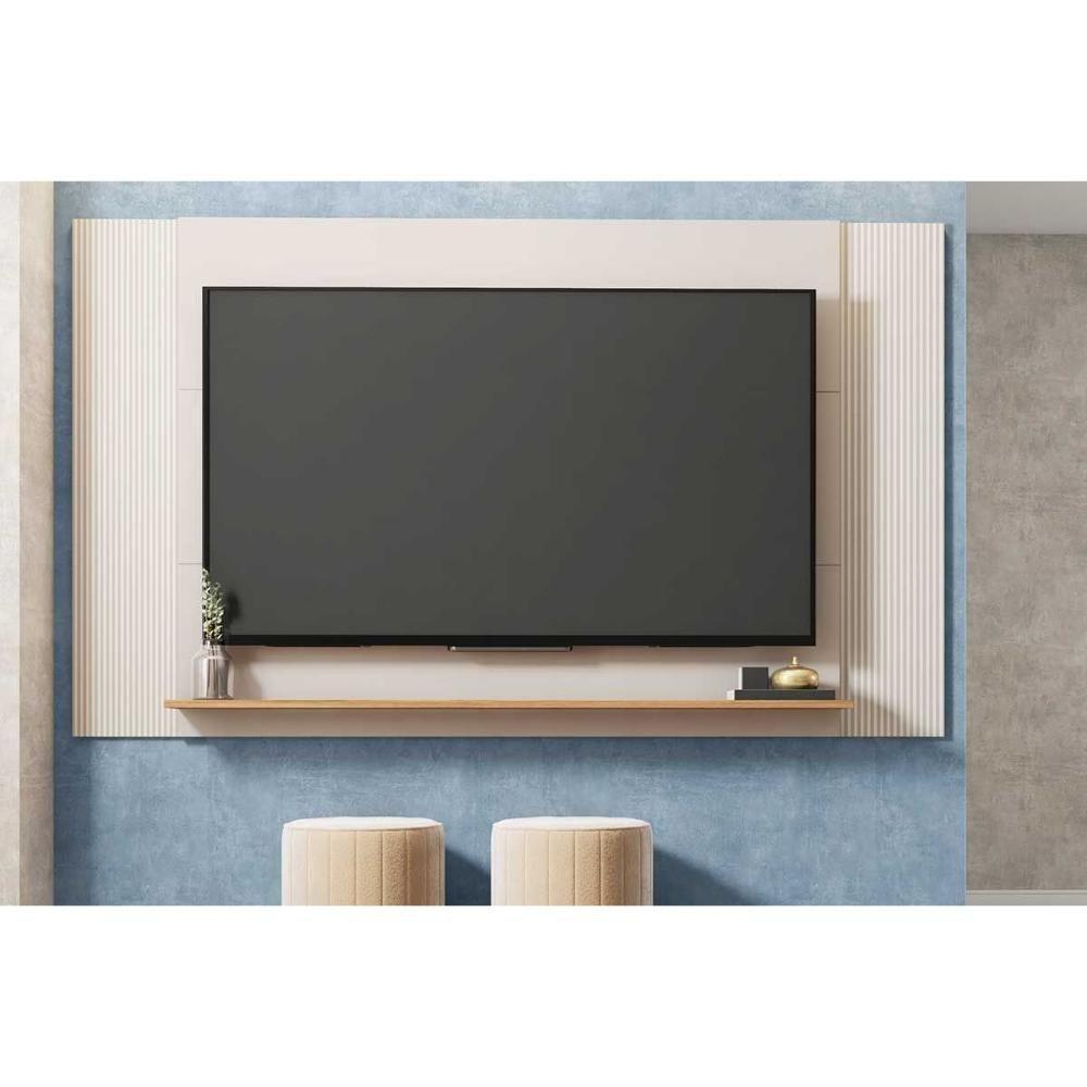 Painel Home P/ Tv Até 65 Pol Modrian Extensível C/ Prateleira 136 à 180cm Sued Mr/freijo - Caemmun - 5