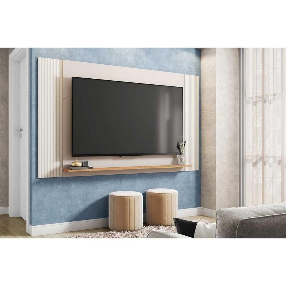 Painel Home P/ Tv Até 65 Pol Modrian Extensível C/ Prateleira 136 à 180cm Sued Mr/freijo - Caemmun - 7