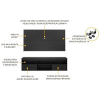 Rack Com Painel E Suporte Para Tv Até 65´´ Flórida Fg3112 Preto - 8
