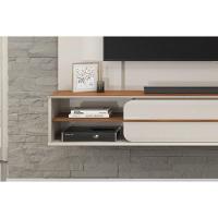 Painel Home P/ Tv Até 70 Pol Alana 169x180cm Off White/freijó - Dj Móveis - 3