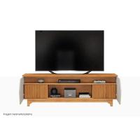 Rack Bancada P/ Tv Até 75 Pol Helo C/ 4 Portas Off White/freijó - Dj Móveis - 3