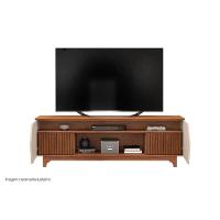 Rack Bancada P/ Tv Até 75 Pol Helo C/ 4 Portas Off White/freijó - Dj Móveis