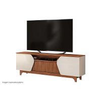 Rack Bancada P/ Tv Até 75 Pol Helo C/ 4 Portas Off White/freijó - Dj Móveis - 10