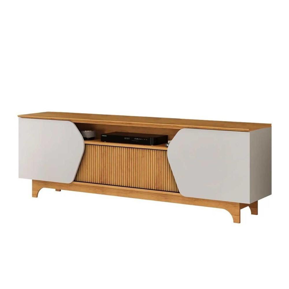 Rack Bancada P/ Tv Até 75 Pol Helo C/ 4 Portas Bali/cedro - Dj Móveis - 9