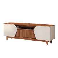 Rack Bancada P/ Tv Até 75 Pol Helo C/ 4 Portas Bali/cedro - Dj Móveis - 10