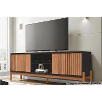 Rack Bancada P/ Tv Até 72 Pol Tannen C/ Nichos E Pés 184cm Freijo/off White - Caemmun - 5