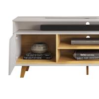 Rack Bancada P/ Tv Até 70 Pol Lana C/ 1 Porta 169x1800cm Bali/cedro - Dj Móveis - 5