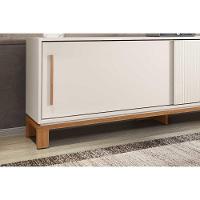 Rack Bancada P/ Tv Até 65 Pol Mondrian 1.8 C/ 2 Portas E Pés Cavalete 180cm Sued Mr/freijo - Caemmun - 6