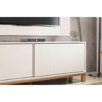 Rack Bancada P/ Tv Até 65 Pol Mondrian 1.8 C/ 2 Portas E Pés Cavalete 180cm Sued Mr/freijo - Caemmun - 7