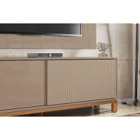 Rack Bancada P/ Tv Até 65 Pol Mondrian 1.8 C/ 2 Portas E Pés Cavalete 180cm Sued Mr/freijo - Caemmun - 8