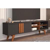 Rack Bancada P/ Tv Até 60 Pol Paraty C/ 1 Porta E 4 Nichos 180cm Off White/cinamomo - Permóbili - 7