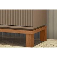 Rack Bancada P/ Tv Até 45 Pol Mondrian 1.36 C/ 1 Porta E 2 Nichos 136cm Sued Mr/freijo - Caemmun