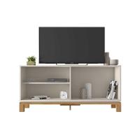 Rack Bancada P/ Tv Até 45 Pol Mondrian 1.36 C/ 1 Porta E 2 Nichos 136cm Off White Mr/freijo - Caemmun - 10