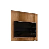 Rack Bancada C/ Painel P/ Tv Trento 183x240cm Cedro/bali - Dj Móveis