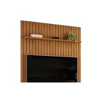 Rack Bancada C/ Painel P/ Tv Trento 143x240cm Freijo/off White - Dj Móveis - 5