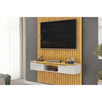 Rack Bancada C/ Painel P/ Tv Isac143x240cm Bali/cedro - Dj Móveis