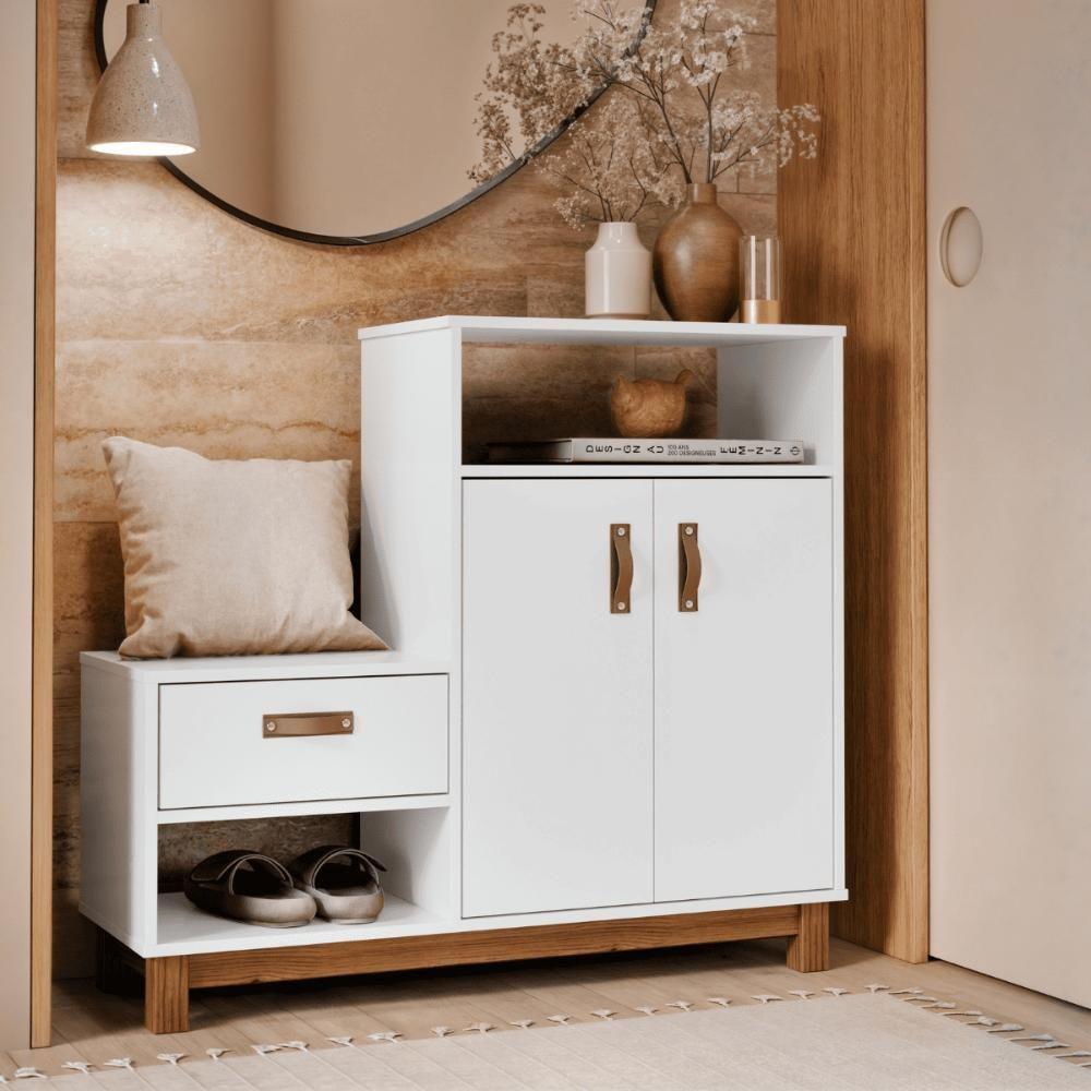 Sapateira Multiuso Omaha Branco - 1